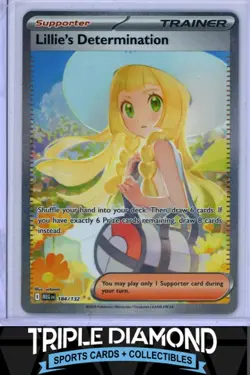 2025 Pokemon Mega Evolution #184 Lillie's Determination Special Illust Rare A181 - Image 1