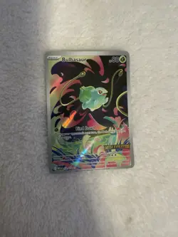 Pokemon TCG Mega Evolutions Stamped Promo Card - Bulbasaur 133/132 - NM - Image 1