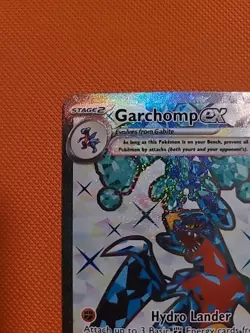 Pokemon Garchomp EX Holo Card 219/182 Sv04: Paradox Rift - Image 2