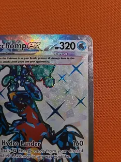 Pokemon Garchomp EX Holo Card 219/182 Sv04: Paradox Rift - Image 3