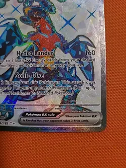 Pokemon Garchomp EX Holo Card 219/182 Sv04: Paradox Rift - Image 4
