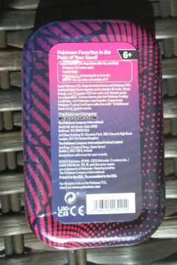 Pokemon TCG: Mega Evolution Factory Sealed Tin IN HAND x2 Packs Cards Stickers - Image 2
