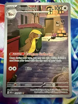 Gumshoos 153/132 Illustration Rare Pokemon Mega Evolution NM - Image 3