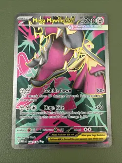 Mega Mawile ex FULL ART / ULTRA RARE 162/132 Mega Evolution Pokemon TCG - Image 1