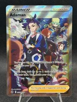 Pokemon Crown Zenith Galarian Gallery Adaman GG57/GG70 Full Art Trainer - Image 1