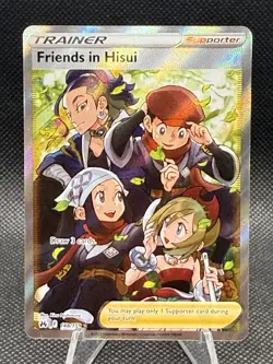 Pokemon Crown Zenith Friends in Hisui 148/159 Full Art Trainer - Image 1