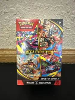 Pokemon TCG Mega Evolution Booster Bundle Sealed 6 Packs IN HAND - Image 1