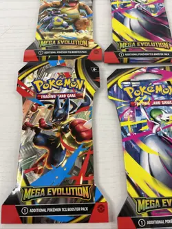 Mega Evolution Sleeved Booster Packs Sealed Packs 9 Included New Pokemon Cards - Image 2