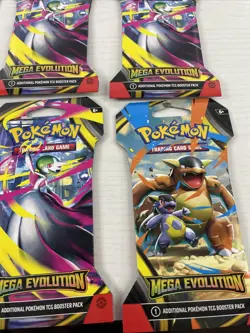 Mega Evolution Sleeved Booster Packs Sealed Packs 9 Included New Pokemon Cards - Image 3