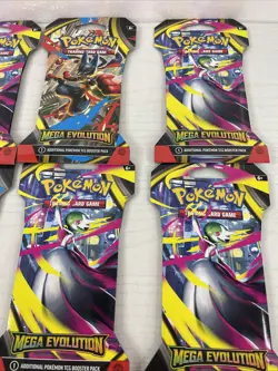 Mega Evolution Sleeved Booster Packs Sealed Packs 9 Included New Pokemon Cards - Image 4