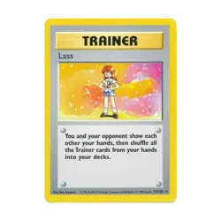Pokemon Pokemon Base Set (Shadowless) Lass (R) #75 EX - Image 1