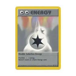 Pokemon Pokemon Base Set (Shadowless) Double Colorless Energy (U) #96 VG - Image 1