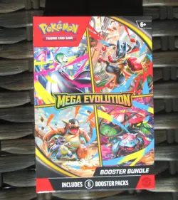 Pokemon TCG: Mega Evolution Factory Sealed Booster Bundle Box IN HAND x6 Packs - Image 1