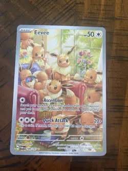 Eevee 188/167 Pokemon Twilight Masquerade Illustration Rare - Image 2