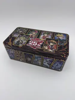 YuGiOh! Dueling Heroes Tin 1st Edition 2023 25th Anniversary Mega Tin (New,Open) - Image 1