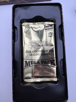 YuGiOh! Dueling Heroes Tin 1st Edition 2023 25th Anniversary Mega Tin (New,Open) - Image 2