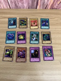 Yugioh Vintage Lot Of 12 Yu-Gi-Oh! Cards - Image 1