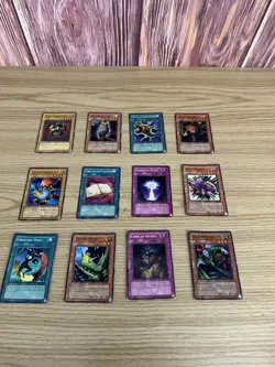 Yugioh Vintage Lot Of 12 Yu-Gi-Oh! Cards !! - Image 1