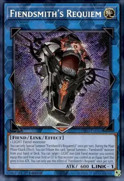 Fiendsmith's Requiem INFO-EN046 Secret Rare 1st Edition Yugioh Card Near Mint+ - Image 3