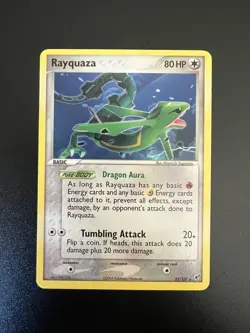 Pokemon Card - Rayquaza Non Holo 22/107 EX Deoxys Set - NM/M - Image 1