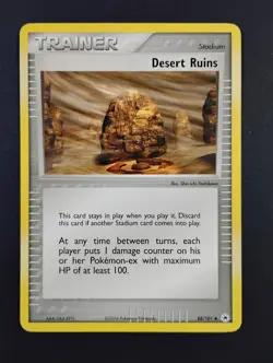Desert Ruins 88/101 Hidden Legends Non-holo NM/LP Trainer Stadium Pokemon Card - Image 1