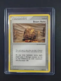 Desert Ruins 88/101 Hidden Legends Non-holo NM/LP Trainer Stadium Pokemon Card - Image 3