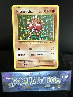 Pokemon Card Hitmonchan 62/108 Evolutions Holo Rare NM - Image 1