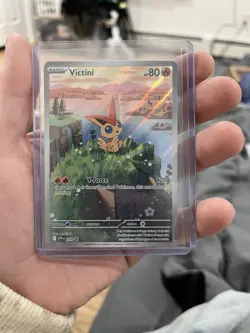Pokemon TCG Victini Full Art Holo Black Star Promo Card 208 - Image 1