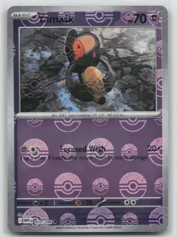Pokemon Card Yamask (Poke Ball Pattern) Common SV: White Flare 039/086 NM - Image 1
