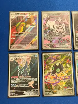 Pokemon TCG Mega Evolutions Illustration Rare 6 Card Lot Spiritomb, Houndstone - Image 2