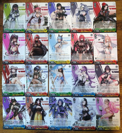 Nikke 20 Waifu Card Lot - Weiss Schwarz Sexy Hot Anime Girls Cards Nero Leona - Image 1