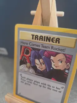 Pokemon TCG Team Rocket Holo Rare Card 'Here Comes' Series 15/82 - Image 2