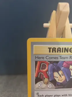 Pokemon TCG Team Rocket Holo Rare Card 'Here Comes' Series 15/82 - Image 3