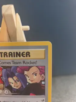 Pokemon TCG Team Rocket Holo Rare Card 'Here Comes' Series 15/82 - Image 4