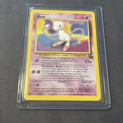 Pokemon Card - Mew #8 WoTC Black Star Promo - Image 1