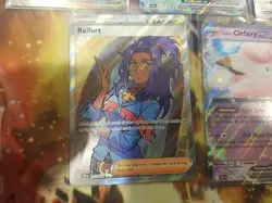 Pokemon 5 Card Lot: Raifort, Clefairy, Zacian, Reshiram, Terapagos - Image 2