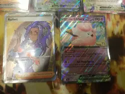 Pokemon 5 Card Lot: Raifort, Clefairy, Zacian, Reshiram, Terapagos - Image 3