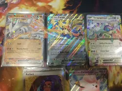 Pokemon 5 Card Lot: Raifort, Clefairy, Zacian, Reshiram, Terapagos - Image 4