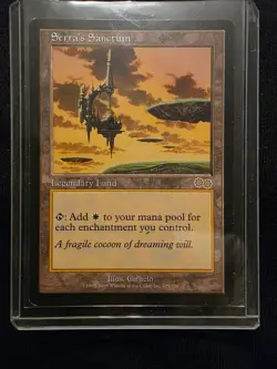 Serra's Sanctum Urza's Saga Rare Lightly Played MTG Magic - Image 1