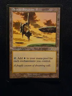 Serra's Sanctum Urza's Saga Rare Lightly Played MTG Magic - Image 2