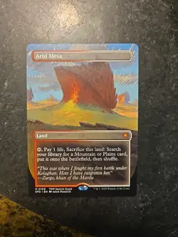 Magic the Gathering Arid Mesa Special Guests M109 Borderless - Image 1