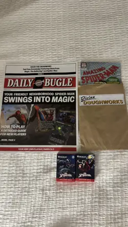 SDCC 2025 Magic The Gathering x Spider-Man Complete Black & Green Welcome COMIC - Image 1