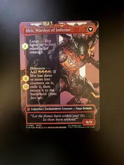 MTG Final Fantasy English Clive, Ifrit's Dominant Borderless 0385 Foil - Image 2
