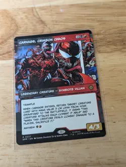 Carnage, Crimson Chaos (Borderless) (0227) MTG Marvels Spider-Man - Regular - Image 1