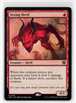 MtG Innistrad Remastered INR Vexing Devil #178 Non - Foil - Image 1