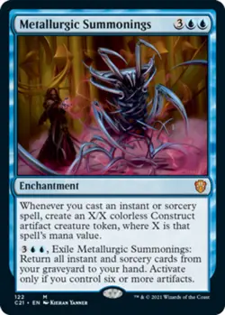 [1x] Metallurgic Summonings Near Mint, English Commander 2021 MTG Magic - Image 1