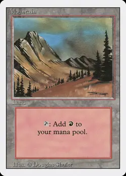 Lot of 20x Mountain #303 - 3ED Revised 3rd Third Edition Basic Land MTG Magic PL - Image 1