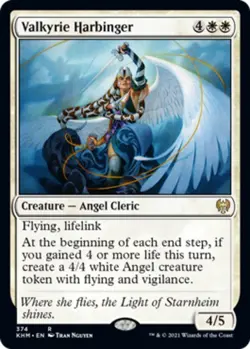 1x Valkyrie Harbinger NM-Mint, English Kaldheim MTG Magic - Image 1