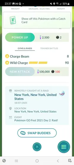 Pokemon Go Legendary Zekrom ( Normal ) - Image 2