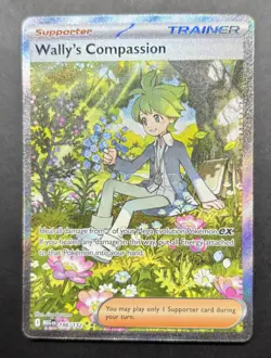 Wally's Compassion 186/132 Pokemon Mega Evolution SIR - Image 1